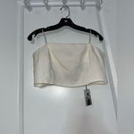 Sincerely Jules Strapless Ivory Bustier Corset CropTop Western Coastal Cowgirl L White Size L Photo 9