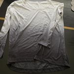 Idealogy Long Sleeve Tunic Tee Tie Dye Grays Size Large EUC Gray Photo 6