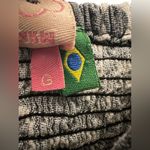 Farm Rio  faded gray white circle pattern bralette top Photo 4