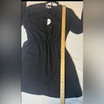 About Us Women’s Small Black Dress. . Knee Length.  100% Polyester Photo 4