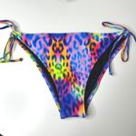 Relleciga  New Purple Leopard Print String‎ Bikini Swimsuit Tie Bathing Suit XL Photo 6