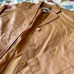 American Vintage Vintage 90s tan100% real leather jacket with a boho vibe Photo 1