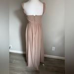 Birdy Grey  August Convertible Chiffon Taupe Champagne Bridesmaid Dress Womens XS Photo 4