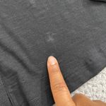 Gap NWT  Knit Shirt Women M Black Preppy Button Up Long Sleeve Photo 1