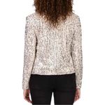 Sanctuary NEW  All Night Flock Sequin Blazer Color Champagne New Years Holiday M Photo 1