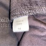 Garnet Hill Corduroy Button Fly Pants in Grey - size 14 Photo 5