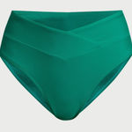 NEW Time & Tru Plus 3X 24 26‎ Green Mid Rise Bikini Swim Bottoms NWT Photo 0