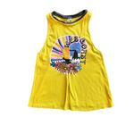 We The Free ⭐️Free People  west coast yellow swing graphic tank top size small Photo 6