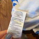 J.Crew white blue striped linen blend paperbag shorts M Size M Photo 8