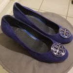 Tory Burch ππ Sophie Wedge Pumps in Blue Suede EU 41 Photo 2