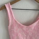 Free People Intimately Pink Floral Stretch Bodysuit XS/S Photo 2