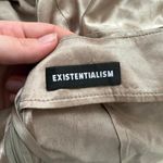 High neck backless gold satin micro mini dress size small Photo 4