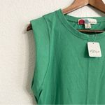 Free People FP Beach  Womens Dress Green Maxi Cut Out Back Cotton Size Small Photo 4