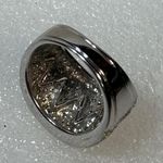 14KT Yellow & White Gold Yellow & White Diamond Chevron Ring Size 8 Multiple Photo 4