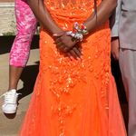Prom Or Homecoming Dress Orange Size 16 Photo 0