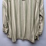 American Eagle  Linen Blend Oversized Womens Shirt Small Bohemian Beach Lagenlook Photo 8
