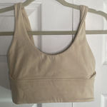 Lululemon  Womens 2 Ivory Tan Seamless Bra Photo 0