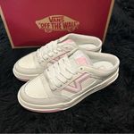 Vans upland white pink mules clogs slip on shoes women’s 7 new in box Photo 1