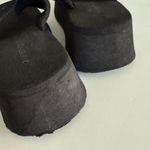Anchor Blue  Y2K Black Chunky Platform Flip Flop/Sandals. Size 8.5 Photo 6