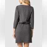 LILLA P Gray Long Sleeve Waffle knit Dress NEW Size SMALL Photo 1