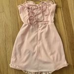 Lucy in the Sky Strapless light pink dress Photo 1