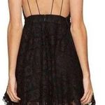Free People  Just Like Honey black lace sleeveless mini dress size 0 Photo 1