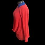 Sexy Bow Tie Pullover Sweater Long Sleeves Size Large Red Photo 2