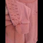 Adidas Heavyweight Pink with Pink Striped Sweatshirt with Pockets Size XS Photo 3