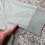 Athleta  Step Forward Sweatshirt Tee Fern Green Medium M V-Neck Half Sleeve Photo 10