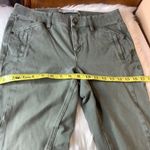 Anthropologie Marrakech Olive Green Ankle Side Slit Pants Photo 6