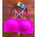 Brooks  Dare Crisscross Run Bra Pink Purple Sz Medium NWT Photo 0