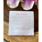 ALEX AND ANI NWT Red Jasper Chain Station Necklace Photo 3