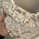 V. Chapman White Lace Mini Dress Photo 2