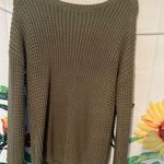 Marled Reunited Clothing Army Green Sweater Photo 0