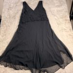 Maggy‎ London Woman Black Silk Dress Formal Party Sleeveless Plus Size Size 16W Photo 3