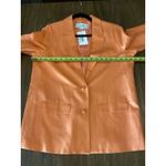 Cami NYC Revolve  Owen Notched Lapel Linen Cotton Blazer Jacket Fall Orange L NWT Photo 6