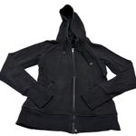 Athleta Hoodie Womens X Small Full Zip Black Triumph Athletic Jacket Photo 1