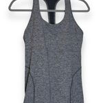 Lululemon Power Up racerback tank black lining Size 10 No Padding Photo 0