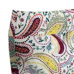 Talbots Paisley Print Short Skirt Women Size 4 Petite Retro Colorful Statement Photo 1