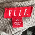 Elle Vintage Brown Crochet Cardigan Y2K 2000s Boho Cottagecore Retro XS Photo 2