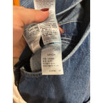 Levi's Levi’s Women’s Denim Shortalls Blue Jean Overalls Shorts Water<Less> Size Small Photo 3