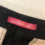 Woman Within  Khaki Pants Cotton Straight Leg Black 40x34 Photo 2