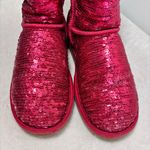 UGG  Australia Red Sequin  Women's Boots Size‎ 7 Photo 1