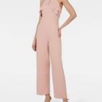 Bebe High Neck Ruffle Popover Peach Jumpsuit Photo 1