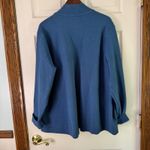 Lands' End  Quilted Open‎ Front Cardigan Jacket Comfy Casual Blue 1X Photo 11
