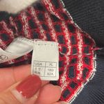 Brooks Brothers  Cardigan nautical elbow length ribbed red white blue XL womens Photo 7