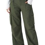 Halara Wide Leg Cargo Pants Olive Green High Waist Casual Trousers S Photo 0