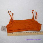NEW Toast Swim Free People‎ burnt orange bikini top with straps, size L Size L Photo 4