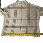 Tahari Women's Plaid Mock Neck Sweater Top Knit Long Sleeve Pullover Size M Photo 7