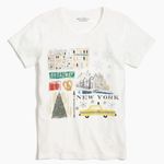 J.Crew  mercantile collectors tee shirt Christmas new York fall baby tee casual Photo 0